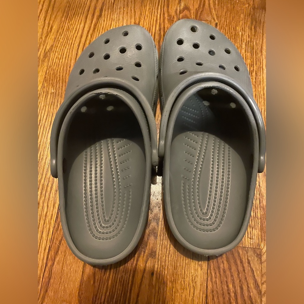 Grey Crocs